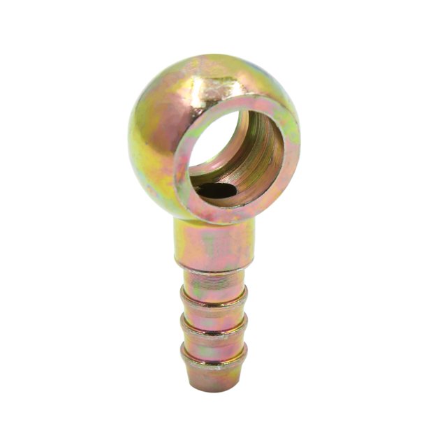 Unique Bargains 8mm ID Hose Barb 14mm Banjo Fitting Fuel Brake Line Adapter for Motorcycle Car