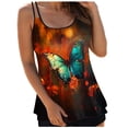 thumbnail image 1 of adviicd Hauts de Maillot de Bain pour Femmes Haut de Tankini Blouson pour Femmes Seulement Coupe Ample Haut de Bain Sans Bas Maillot de Bain Modeste (Rouge, G), 1 of 5