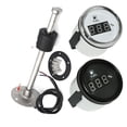 thumbnail image 2 of Rétroéclairage Rouge Jauge de Niveau de Carburant Numérique 52 mm Indicateur de Niveau d'Huile pour Réservoir Compteur pour Capteur de Niveau de Carburant 0-190 Ohm 100 mm 150 mm 200 mm 250 mm, Facile à Installer, 2 of 7