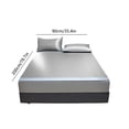 thumbnail image 2 of Ice Silk Cooling Mat, Summer Sleep Solution, Machine Washable, Foldable Mattress Topper, Soft Bed Cover, Enhanced Breathability, Home Comfort, 2 of 9