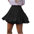 thumbnail image 2 of FcBaudy Jupes pour Femmes, Robes Midi pour Femmes, Robes d'Été pour Femmes Robe d'Été Décontractée pour Femmes à Empiècements Mini Plissée Robe Femme, 2 of 9