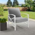 thumbnail image 2 of Crosley Kaplan Patio Arm Chair in Gray and White, 2 of 13