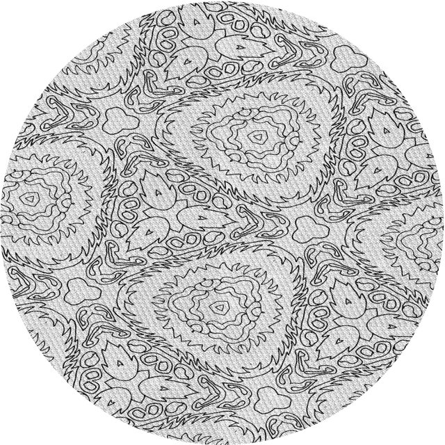 Ahgly Company Tapis d'Intérieur Lavable à la Machine, Carré, Transitionnel, Gris, Tapis de Zone, 3 Pieds Carré