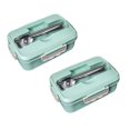 thumbnail image 1 of Lunchbox Insulated Lunchbox Cutlery Set Portable Lunchbox Student Lunchbox Fresh Preserved Lunchbox With Cutlery Set Portable Lunchbox Sealed Lunchbox Student Compartmentalised, 1 of 9