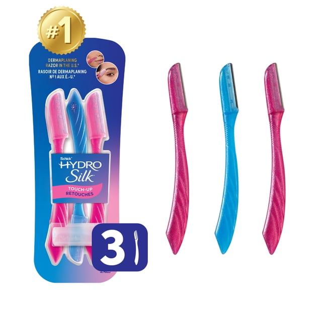 Schick Hydro Silk Touch-Up Exfoliating Eyebrow Razor & Precision Trimmer