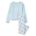 thumbnail image 2 of George Girls' Velour Pajama 2-Piece Set, 2 of 2