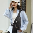 thumbnail image 4 of Chmadoxn Office Storage & Organization,Closet Organizers and Storage, Fashionable Embroidery Diamond Shoulder Bag Large Capacity Watertight Backpack With Data Hole shoulder messenger pouch, 4 of 6