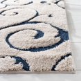 thumbnail image 3 of SAFAVIEH Florida Douglas Floral Vines Shag Area Rug, 3 of 7