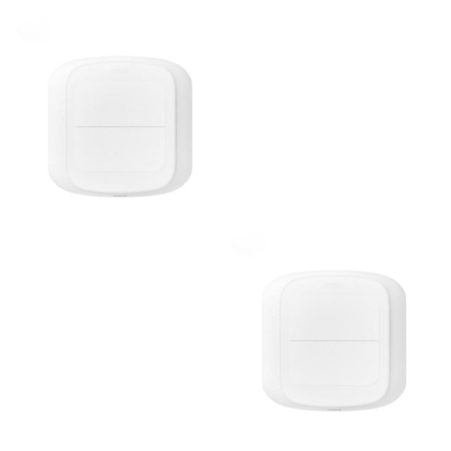 Thinsony 1/2/3/5 Tuya Zigbee Smart Switch Wireless Control At Fingertips Switch Push Button Scene Switch Push Smart Controller Automation wifi 2PCS