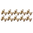 thumbnail image 1 of Leather Screw Nail Button, Book Binding Screw Sturdy Durable  Sealing  For Ledger For Leather Crafts For DIY Production 13x18mm, 1 of 8