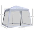 thumbnail image 3 of Tente d'extérieur Outsunny avec parois grillagées, 3 of 10