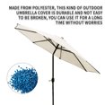 thumbnail image 4 of mmirethe 10 Umbrella Replacement Canopy 8 Rib Outdoor Patio Top Cover Waterproof STOCK No.03, 4 of 6