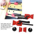 thumbnail image 4 of Bench Dog Clamps, Easy To Secure Workbench Dog Hole Clamp 2Pcs High Hardness Alloy Steel Rod 70KG Sustainable Clamping Force Unique Drop Down  For Workpiece, 4 of 8