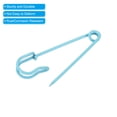 thumbnail image 4 of Uxcell Safety Pins 1.97 inch Large Metal Sewing Pins Blue 20Pcs, 4 of 5