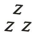 thumbnail image 1 of Youkk Iron Decoration Doorplate Durable And Rustproof Wide Application Not Easy To Fade Metal Metal Letters House Numbers B17--Z 3Set, 1 of 6