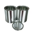 thumbnail image 1 of Minkissy Conteneur Rond 6 Pcs Boîte de Rangement pour Peinture en Fer Conteneur Hermétique Argent 0.3L pour Usage en Usine, 1 of 8