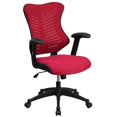 thumbnail image 4 of Scranton & Co Chaise de Bureau en Maille à Dossier Haut, Bourgogne, 4 of 6