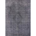 thumbnail image 1 of Ahgly Tapis Rectangulaire Industriel Moderne en Fer Gris Lavable en Machine, 2 Pieds x 5 Pieds, 1 of 7