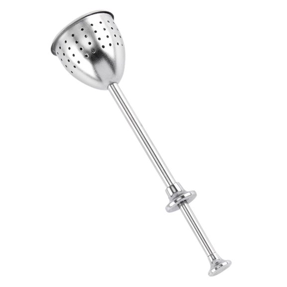 WWXYG Diffuseur de Thé en Acier Inoxydable Passoire Infuseur pour Feuilles en Vrac Cuillère Poignée Trous Fins Support d'Intervalle Accessoires pour Infuseur