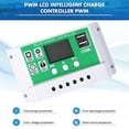 thumbnail image 2 of 18V/25W Monocrystalline Solar Panel Kit Dual USB Phone Charger Outdoor Camping Power Bank Waterproof with 12/24V 60A PWM Solar Charge Controller for RV Marine Boat Off Grid System, 2 of 8