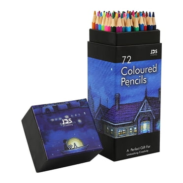 Leutsin Colored Pencils,72PCS Colored Pencils for Adult Coloring,No Break Coloring Pencils,Vibrant Color Pencils,Drawing Pencils for Sketch,Arts,Coloring Books,Christmas Halloween Gifts