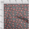 thumbnail image 2 of oneOone Cotton Poplin Gray Fabric Floral Sewing Craft Projects Fabric Prints By Yard 42 Inch Wide, 2 of 4