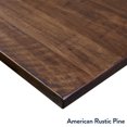 thumbnail image 4 of Desky Dual Softwood Sit Stand Desk - American Rustic Pine / 80 x 30 inches / White, 4 of 10