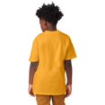 thumbnail image 2 of Hanes Beefy-T Boy`s T-Shirt, XS, Gold, 2 of 3