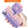 thumbnail image 4 of Étui de Téléphone Fidget Toys, Étui de Protection en Silicone à Bulles pour iPhone7/8/7Plus /8Plus/ X/TP/ XR/TP Max/11/11ProMax/12/12Pro/ 12ProMax(Bleu-Blanc), 4 of 6