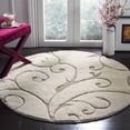 thumbnail image 1 of SAFAVIEH Florida Douglas Floral Vines Shag Area Rug, 1 of 8