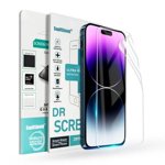 IPhone 14 Plus Max Protecteur d'écran Shatterproof Protection complète Hydrogel Shield avec bord amélioré