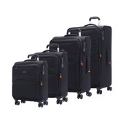 JUMP (Moorea) 4-Piece Luggage Set French Masterpiece Collection Ultra-Light, Expandable with TSA Lock