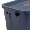 thumbnail image 4 of Rubbermaid Roughneck Bac de Rangement de 31 Gallons, Indigo Foncé Métallisé (Lot de 3), 4 of 5