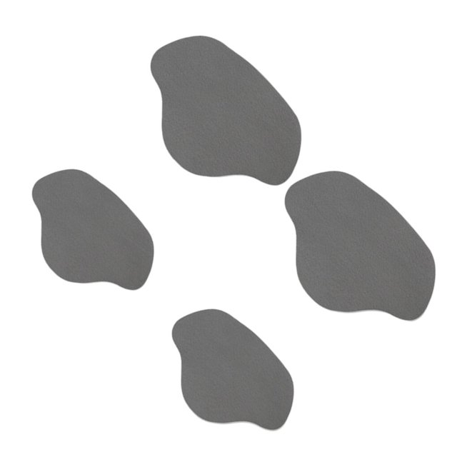 Semelles de Talon Protecteur de Talon pour Hommes & Femmes Talons Hauts Gris