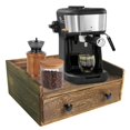 thumbnail image 1 of Estbridge 1pc Rustic Wood Countertop Coffee Bar Organizer  Coffee Station Organizer With Coffee Pod Drawer Holder K Cup Organizer  Coffee Machine Stand Coffee Bar Accessories Organizer  K, 1 of 7