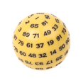 thumbnail image 1 of Milaget 100 Sided Acrylic s Entertainment Family Polyhedral for Club Kids Adult Table Yellow-2, 1 of 8