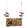 thumbnail image 3 of Bird Grass Woven Swing, Parrots Chewing Standing Toy With Hook Durability And Fun Bird Cage Toy For Budgerigar Parakeet Conure Cockatiel Mynah, 3 of 8
