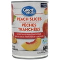 thumbnail image 1 of Great Value Peach Slices in Fruit Juice from Concentrate, 1 of 4