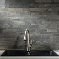 thumbnail image 2 of Aspect Peel and Stick Stone Overlay Kitchen Backsplash - Iron Slate(Approx. 15 sq ft Kit), 2 of 2