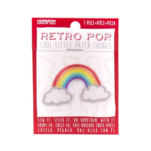 Appliqués Retro Pop, Appliqué Nuage Arc-En-Ciel par Horizon Group USA