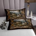 thumbnail image 3 of Erosebridal Elk Reindeer Coverlet Set King, Lake House Bedding Set, Rustic Farmhouse Decor 3pcs, 3 of 5
