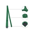 thumbnail image 3 of INSPIRE CHIC Men's Solid Color Narrow Stripes Necktie Graduation Suit Formal Ties Green, 3 of 5