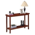thumbnail image 3 of Convenience Concepts Table Console en Bois de Rebord avec Tablette, Fini Bois Acajou, 3 of 5