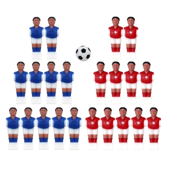 22x Baby-Foot Hommes Homme Joueur Football Joueurs Figurine Modèle Tournoi Jeu Intérieur