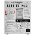 thumbnail image 1 of The Party Post 82nd Birthday Party Decorations Poster Born in 1942, 1 of 5