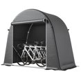 thumbnail image 1 of Outsunny 8' x 4' Portable Shed, Waterproof Outdoor Storage Shed Bike Tent, 1 of 10