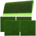 thumbnail image 1 of 5 Pcs Gazon Artificiel Fausse Pelouse Carré Gazon Artificiel Accessoire de Micro-Paysage, 1 of 9