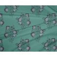 thumbnail image 4 of oneOone Polyester Lycra Fabric Leaves & Floral Block Print Fabric BTY 56 Inch Wide, 4 of 4