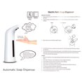 thumbnail image 4 of QualitChoice Soap Dispenser Touchless Refill Soaps Pump Battery Operated Sensor Liquid Dispensers Foam Dispensing Tool Bathroom Washroom Deep Wood Grain, 4 of 5