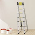 thumbnail image 4 of 10.5 Ft Portable Aluminum Telescoping Extension Ladder, EN131 Standard, 330lbs Capacity, 4 of 8